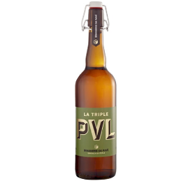 Photo de la bouteille PVL La Triple 75 cl bière blonde artisanale