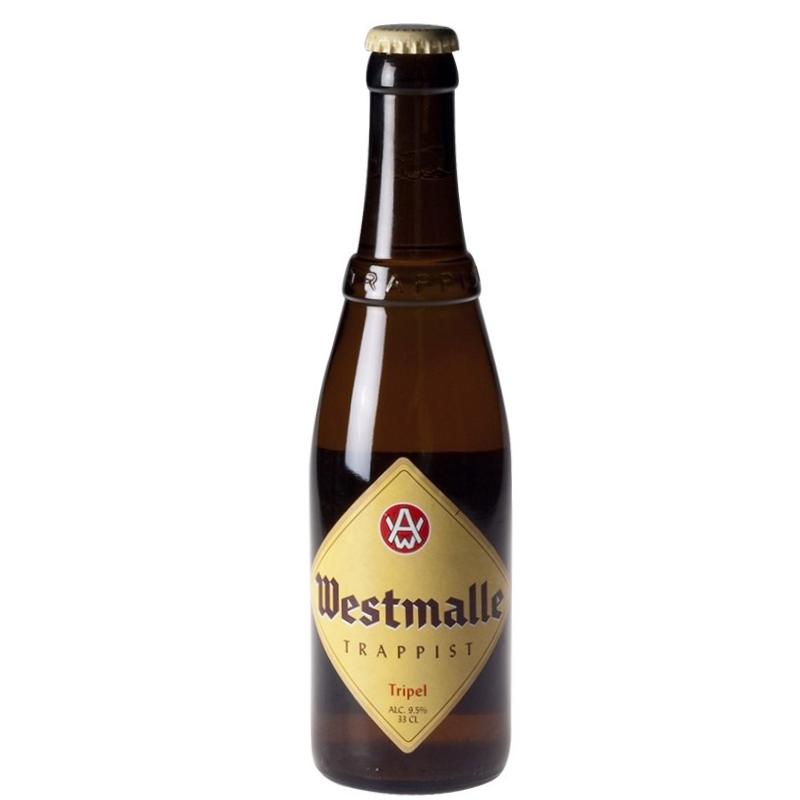 Bouteille de bière trappiste Westmalle Triple