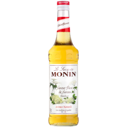 Sirop Fleur de Sureau Monin en bouteille
