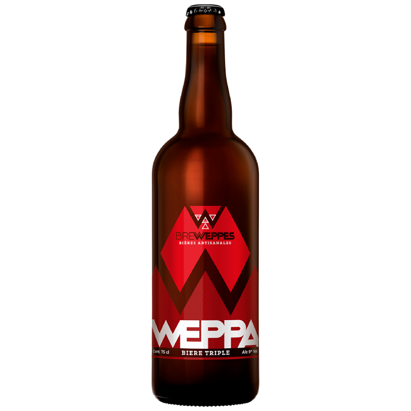 Bouteille de Weppa Triple 75 cl - Bière artisanale française