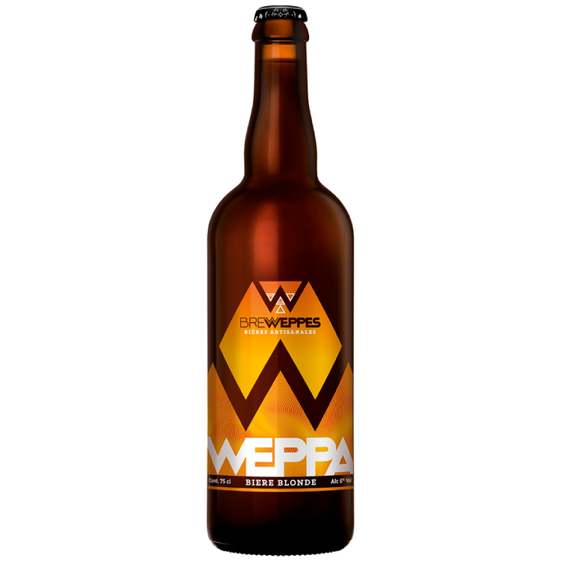 Photo de la bière Weppa Blonde 75 cl de la Brasserie Breweppes