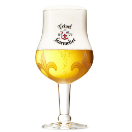 Verre à bière Triple Karmeliet 25 cl avec design élégant