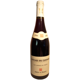 Bouteille de vin rouge Les Larmes du Poète Côteaux du Lyonnais Gamay Noir