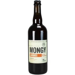 Bouteille de Mongy Ambrée 75 cl - Bière artisanale ambrée du Nord