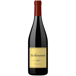 Bouteille de vin rouge La Remontada de Jeff Carrel - Grenache Syrah, robe pourpre intense