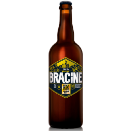 Bouteille de Bracine Triple 75cl bière artisanale Hauts-de-France