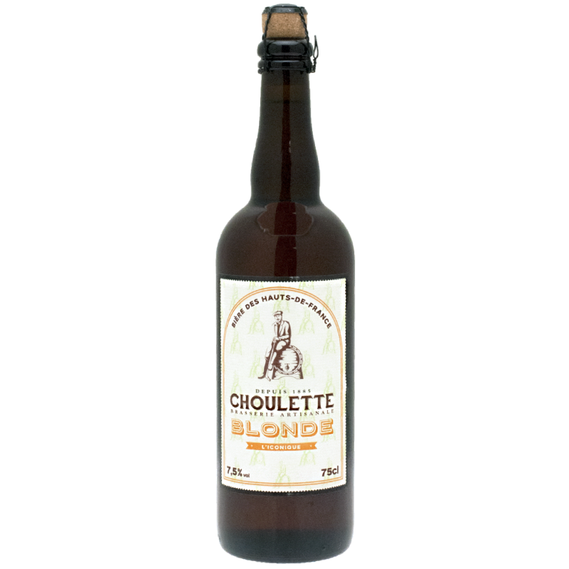 Bouteille de bière Choulette Blonde 75cl artisanale
