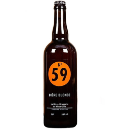 Bouteille de Bière Blonde N°59 - Brasserie Célestin - 75cl