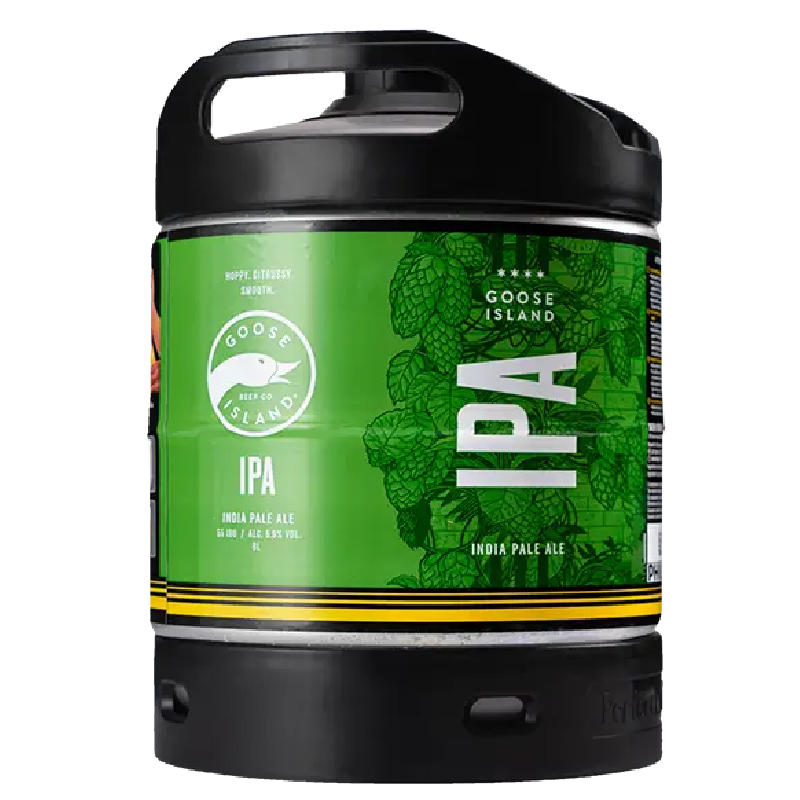 Mini fût Goose IPA PerfectDraft, bière IPA américaine en fût de 6L