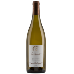 Bouteille de Les Nouzats Quincy Sauvignon Blanc, vin blanc sec du Berry