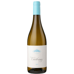 Bouteille de Trinquons Chardonnay, vin blanc sec et fruité de France