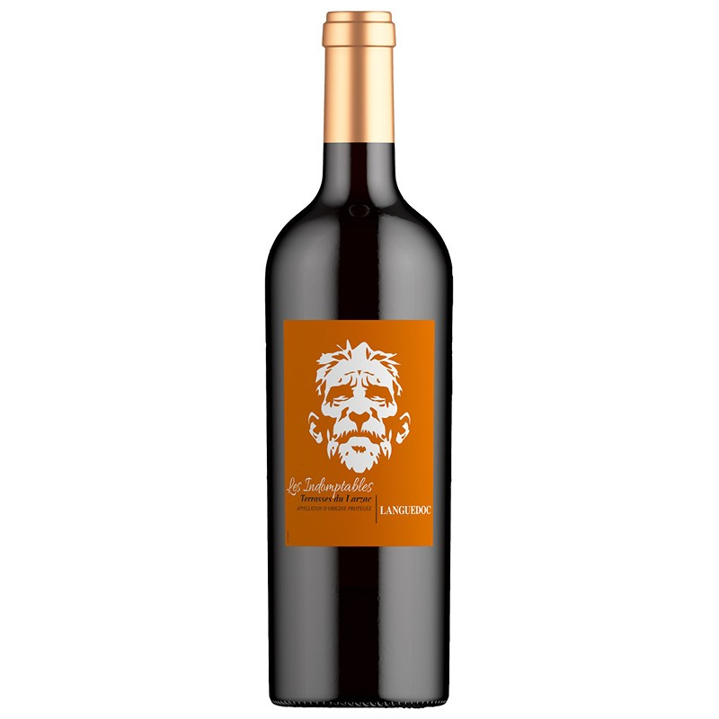 Bouteille de Les Indomptables Terrasse du Larzac – Vin rouge du Languedoc