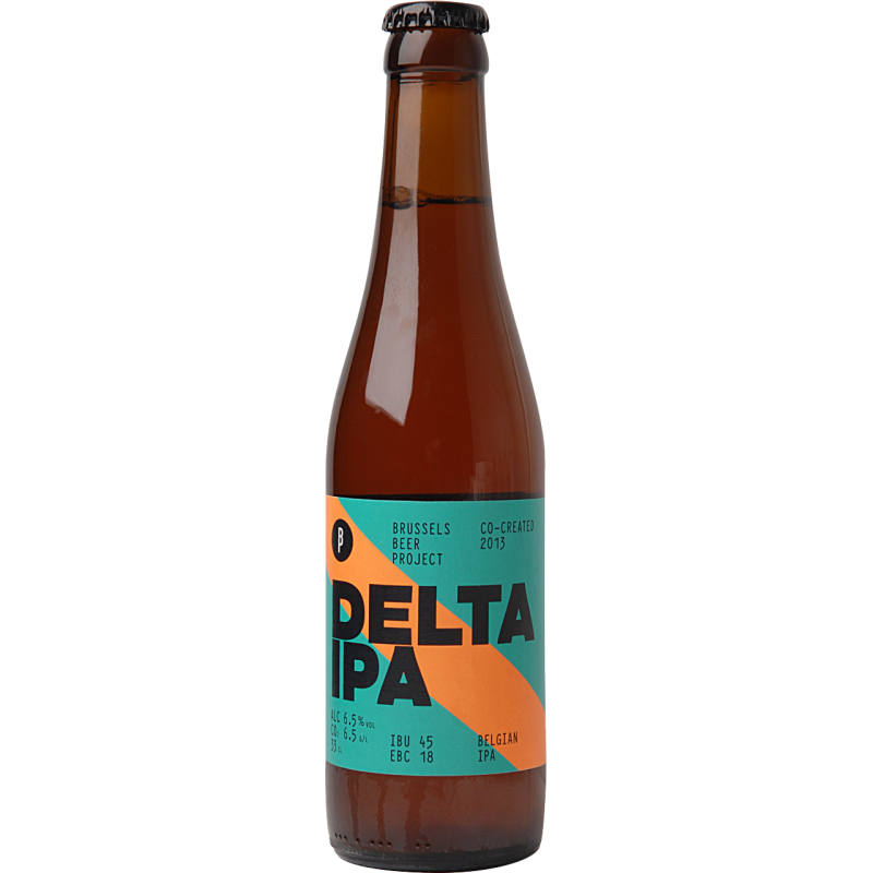 Bouteille de Delta IPA 33 cl – bière blonde belge artisanale