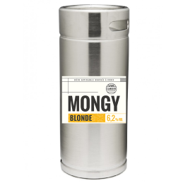 Fût de bière Mongy Blonde 20 litres – Brasserie Cambier