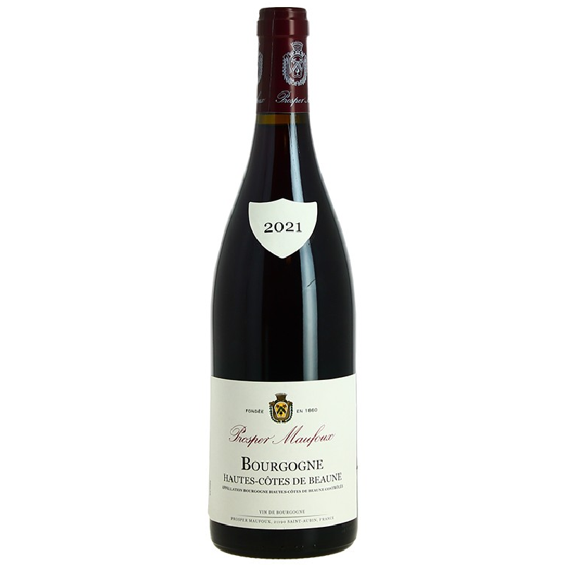 Bouteille de Bourgogne Hautes Côtes de Beaune Rouge 2022 – Prosper Maufoux
