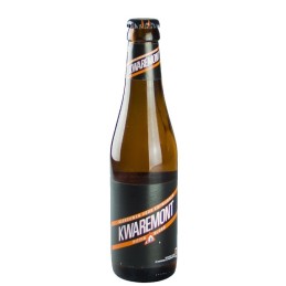 Bouteille de bière Kwaremont Blonde 33 cl avec étiquette sportive