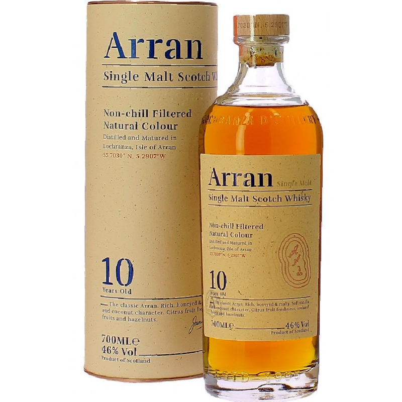 Arran Single Malt Scotch Whisky 10 ans 70 cl