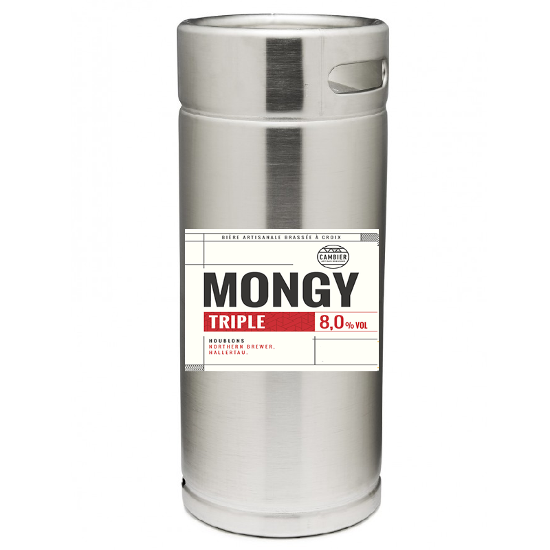 Fût de bière Mongy Triple 20 Litres