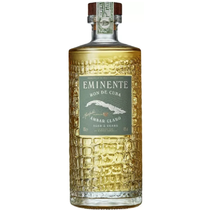 Bouteille de Rhum Eminente 3 Ans cubain ambré