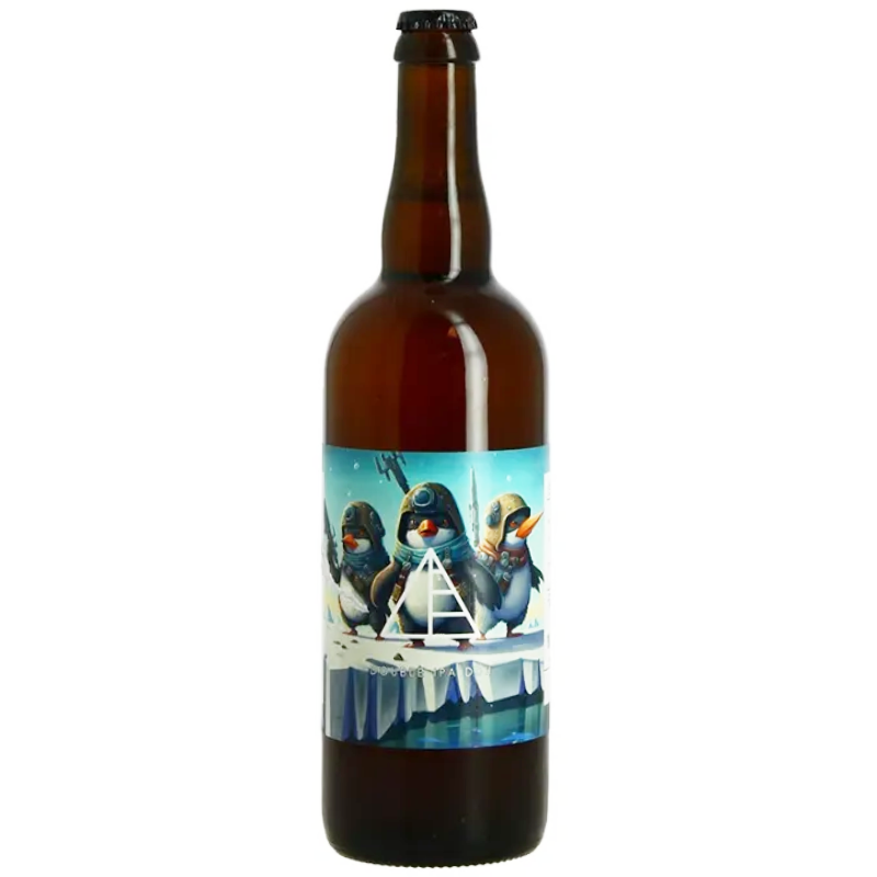 Bouteille de Banquise Attack 75 cl Brasserie Chromatique bière Double IPA dorée houblonnée