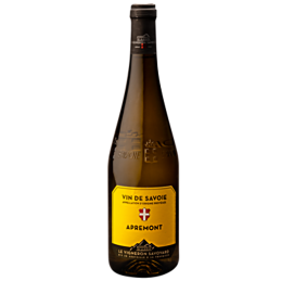 Bouteille d’Apremont AOC Vin de Savoie Jacquère blanc sec