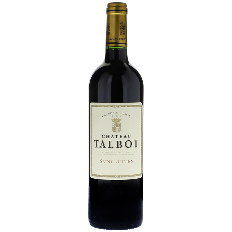 Bouteille de Château Talbot Saint-Julien Grand Cru Classé vin rouge Bordeaux Médoc