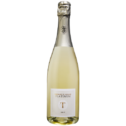 Cremant Blanc Platinum Cave du Roi Dagobert Cremant d’Alsace – Vin Effervescent 75 cl