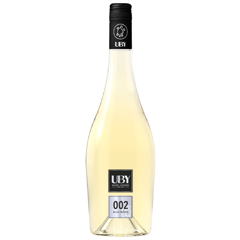 UBY 002 Bulles Fraîches Vin Blanc Pétillant France Sud-Ouest