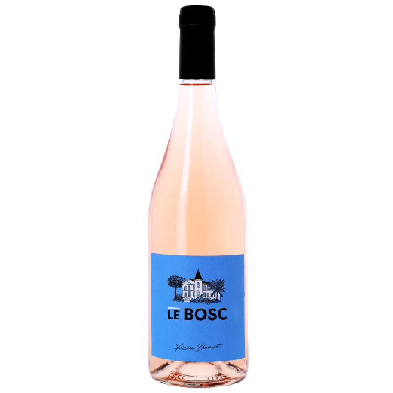 Bouteille de vin rosé Le Bosc IGP Pays d’Oc du domaine Preignes