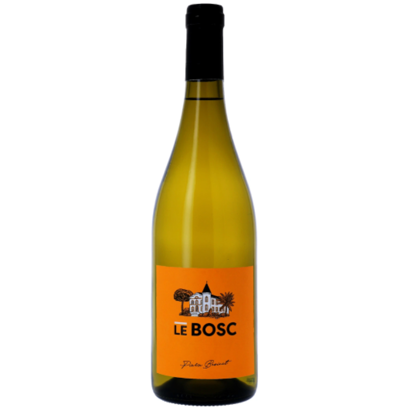 Bouteille de vin Le Bosc Blanc IGP Pays d’Oc du domaine Preignes le Vieux