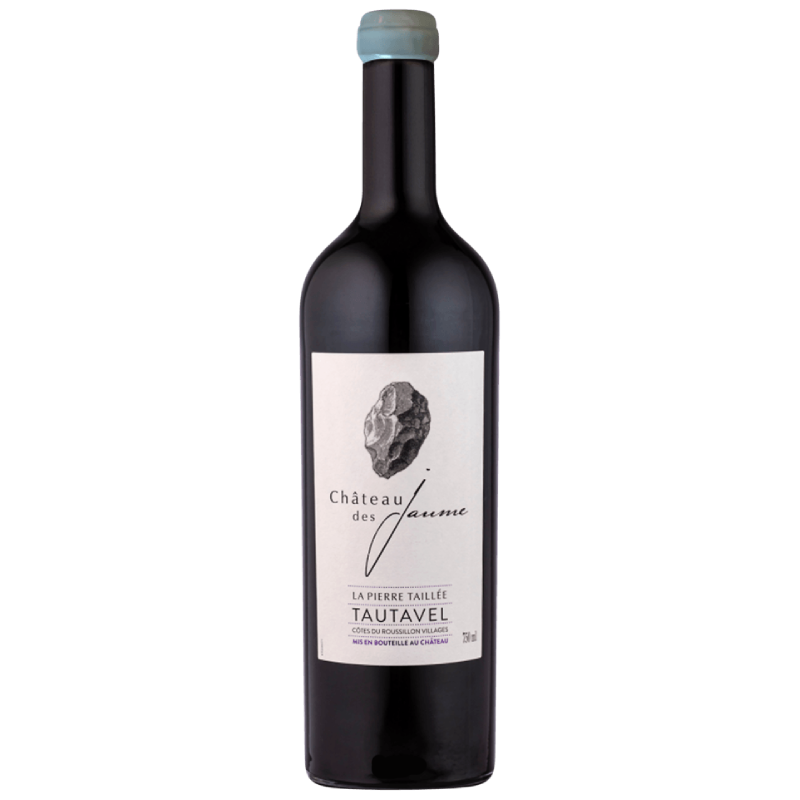 bouteille vin rouge La Pierre Taillée Château des Jaume AOP Tautavel Côtes du Roussillon Villages