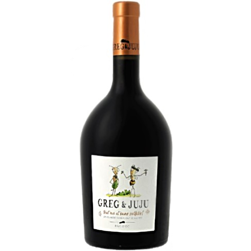 Greg & Juju Rouge Sans Sulfite Merlot IGP Pays d'Oc – Domaine Robert Vic