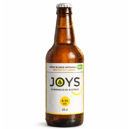 Bouteille de bière blonde Joys 33 cl artisanale française