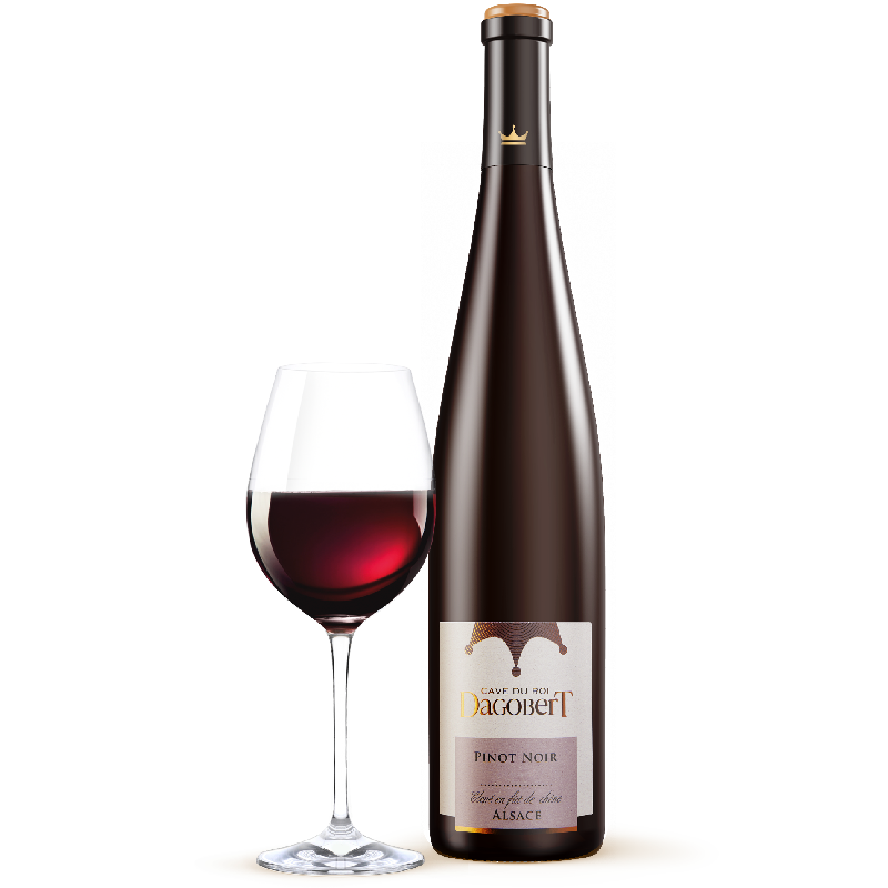 Pinot Noir d’Alsace Élevé en Fût de Chêne – Cave du Roi Dagobert