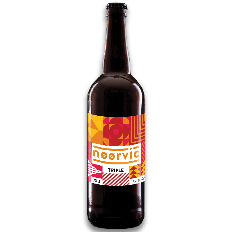 Bière Noorvic Triple 75 cl bouteille belge artisanale