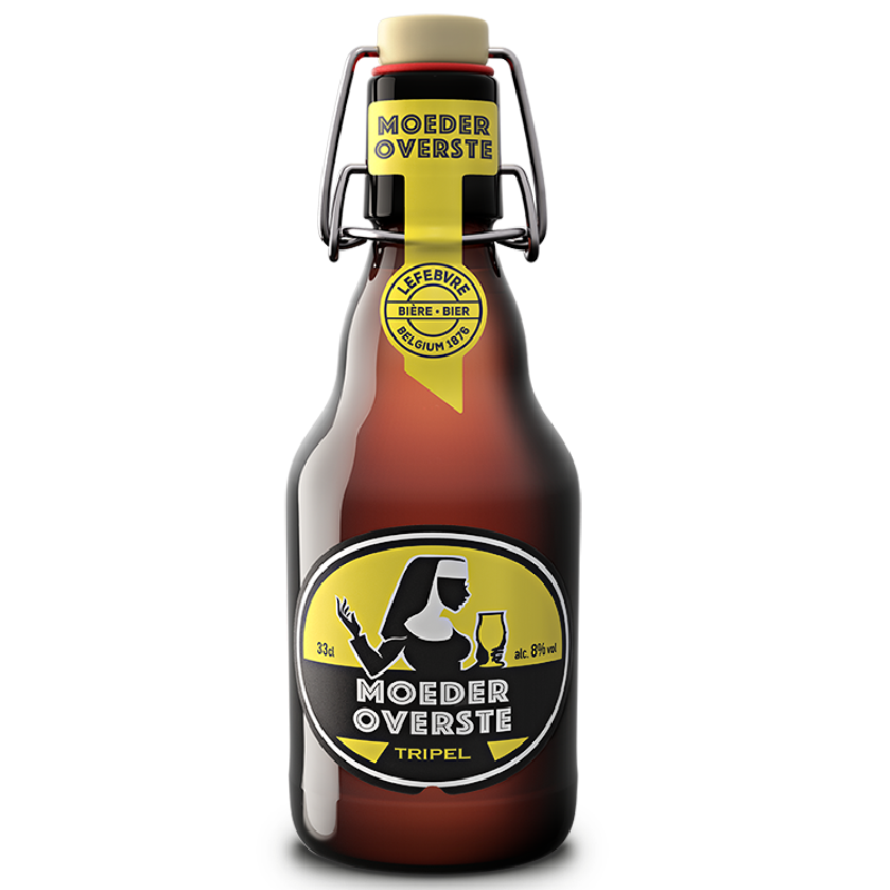 Bouteille de bière belge Moeder Overste 33 cl - Brasserie Lefebvre