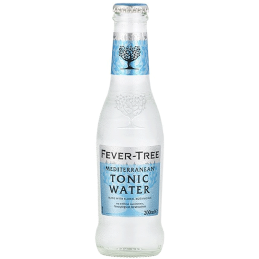 Bouteille Fever-Tree Mediterranean Tonic Water 20 cl, tonic premium au romarin et thym citronné