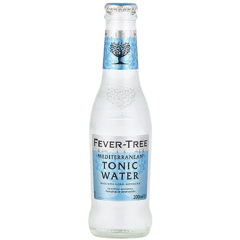Bouteille Fever-Tree Mediterranean Tonic Water 20 cl, tonic premium au romarin et thym citronné