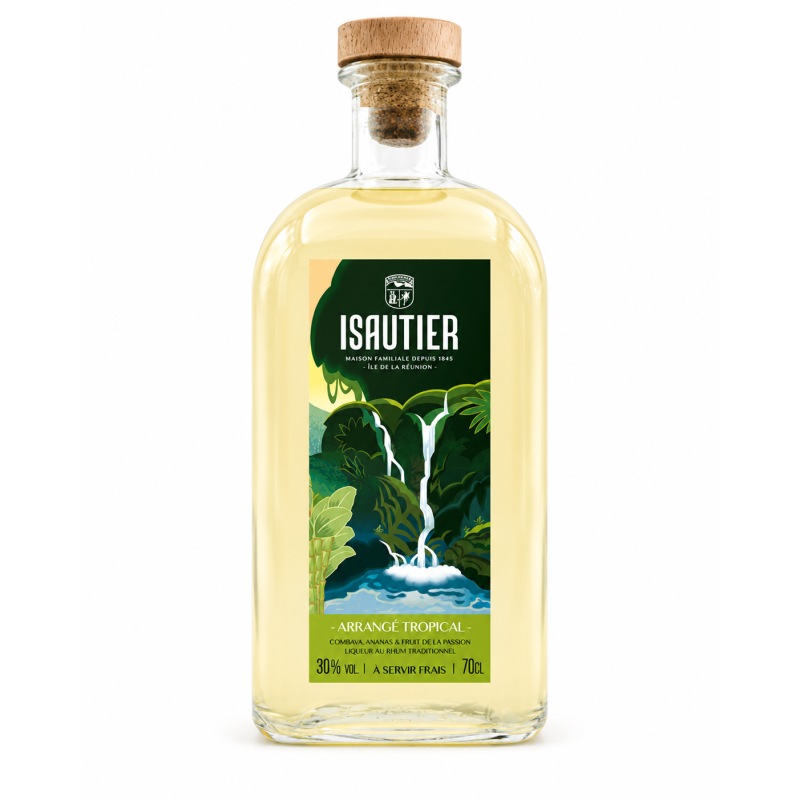 Bouteille de Rhum - Isautier Arrangé Tropical 70 cl