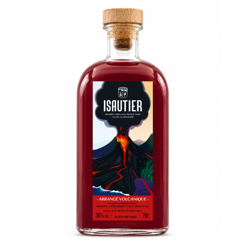 Bouteille de Rhum Isautier Arrangé Volcanique 70 cl