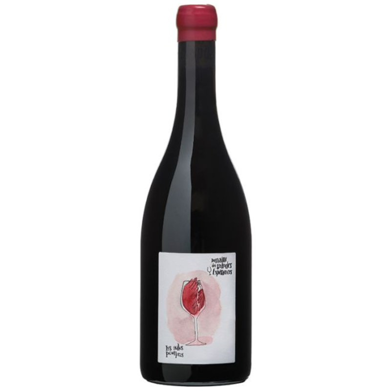 Bouteille de vin rouge Ailes Pourpres Touraine Rouge