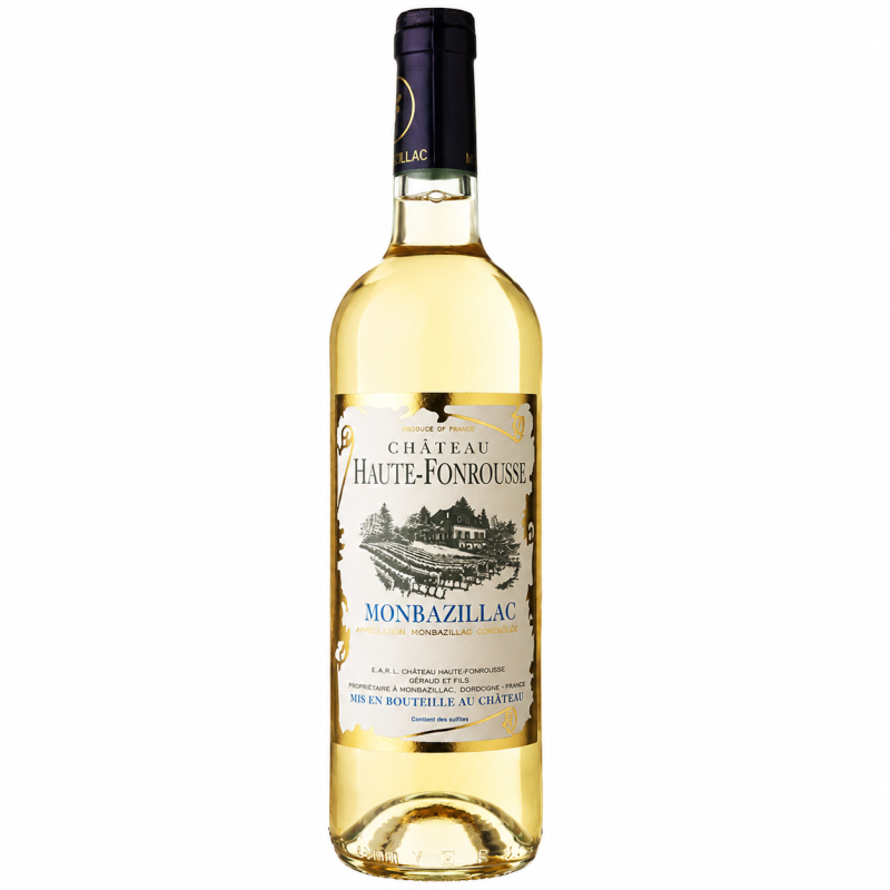 Bouteille de Château Haute-Fonrousse Monbazillac Blanc AOP Monbazillac