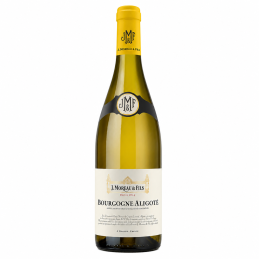 Bouteille de Bourgogne Aligoté AOP J. Moreau & Fils 75 cl vin blanc sec de Bourgogne