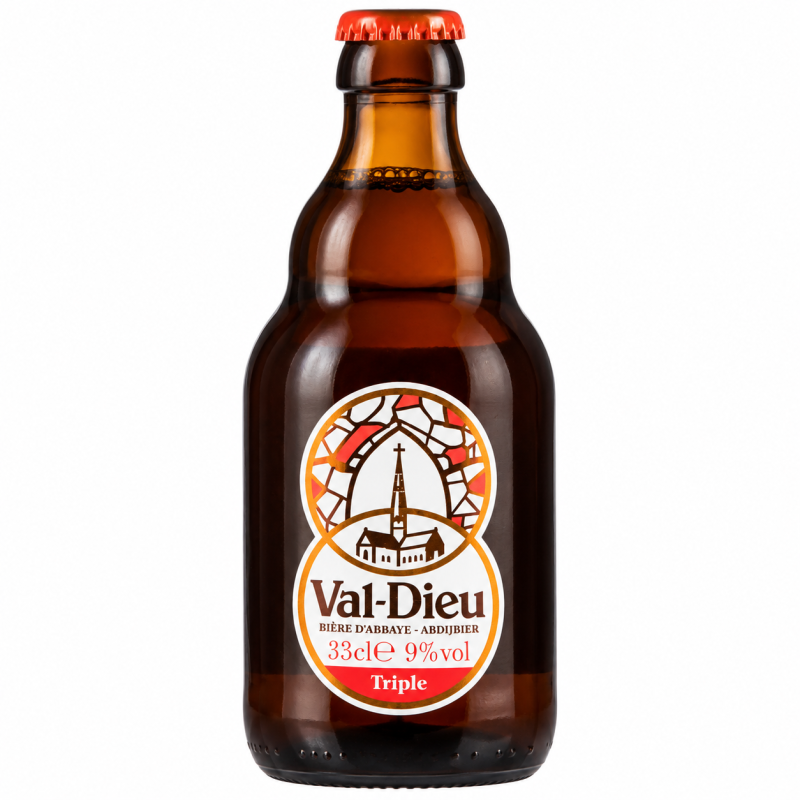 Bouteille de bière belge Val Dieu Triple 33 cl