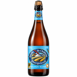 Bouteille Queue de Charrue Blonde 75 cl, bière blonde belge de la gamme Vanuxeem