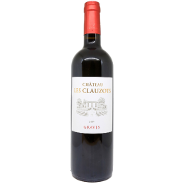 Bouteille de Château Les Clauzots Graves Rouge avec médaille d'or